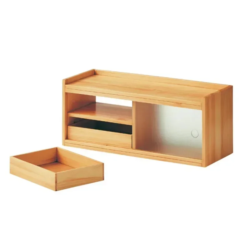 

z Japanese Solid Wood Kitchen Seasoning Storage Cabinet Dustproof Bowl Chopsticks Kitchen Cabinets Living Room Meal Side Cabine