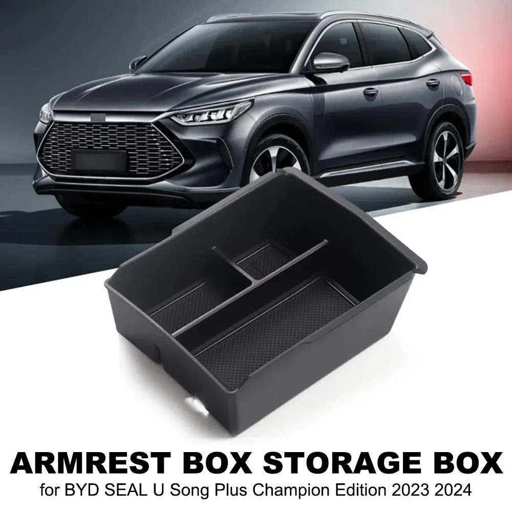 

Cup Holder Console Armrest Storage Box for BYD Seal U Sealion 6 Song Plus Champion Edition 2023-2025 Car Interior Accessories