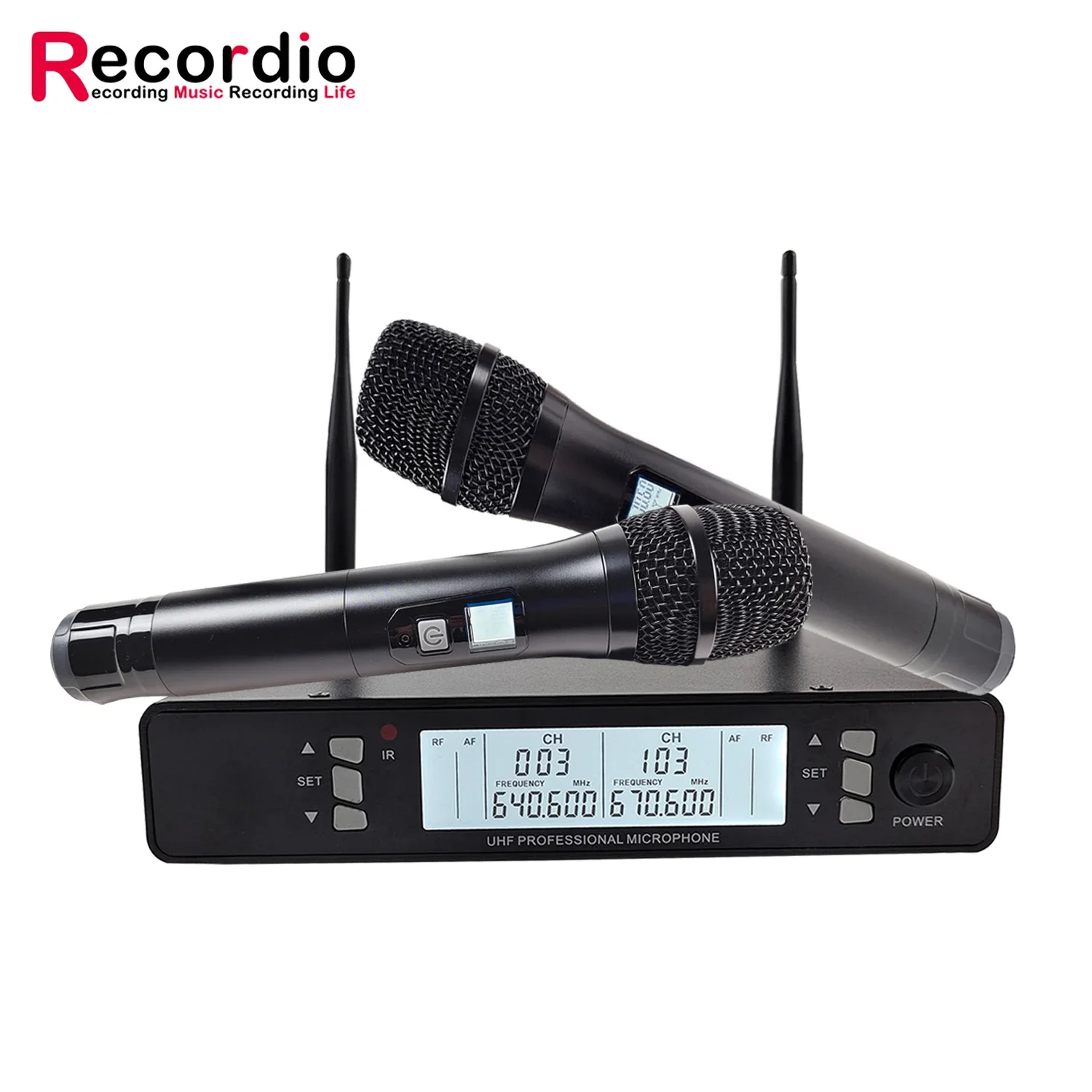 GAW-AM500 Wireless Microphone One For Two KTV FM U-Segment Stage Home Entertainment Wedding Teaching Microphone