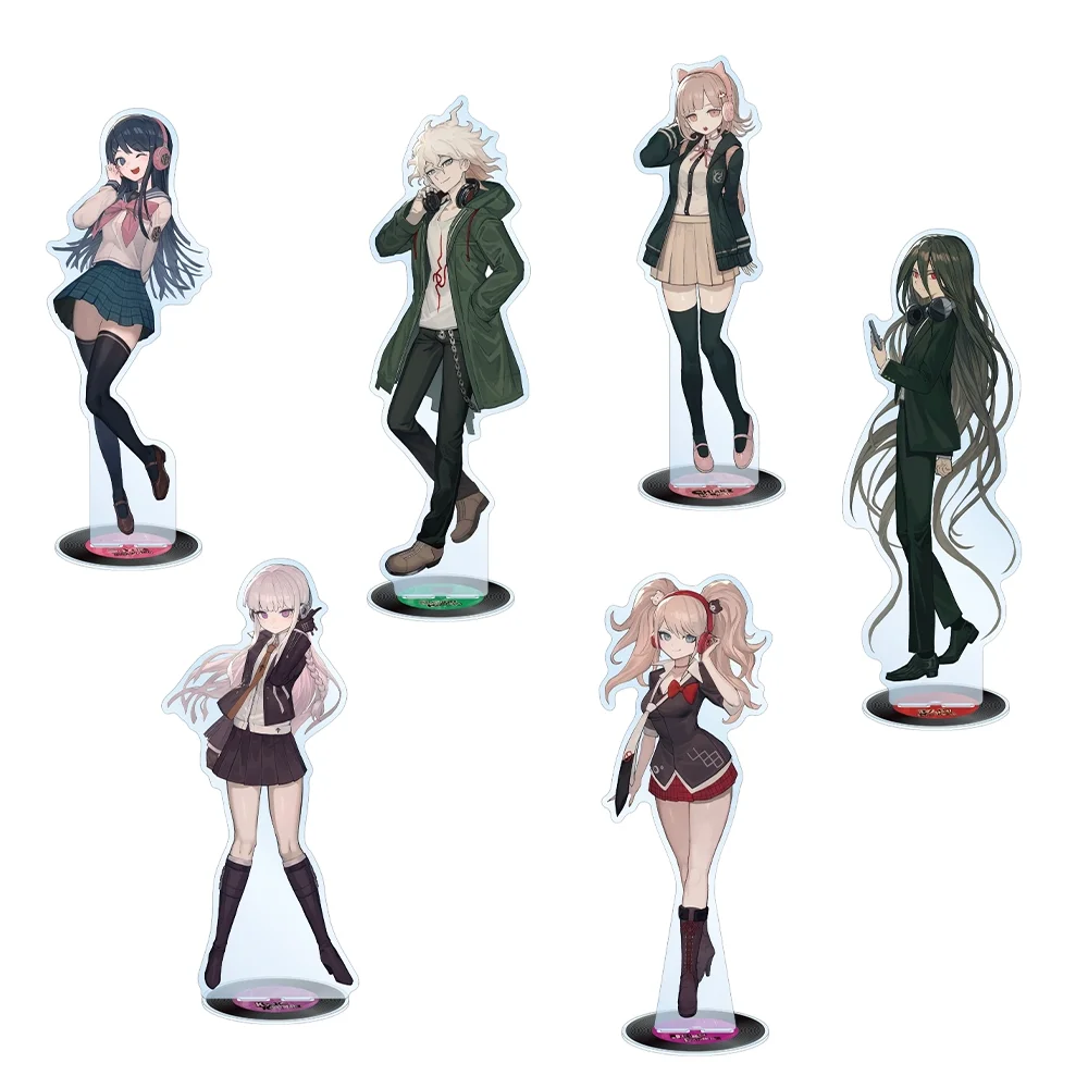 15CM “Danganronpa” Acrylic Stand Junko Enoshima Character Model Desktop Ornament Holiday Gift