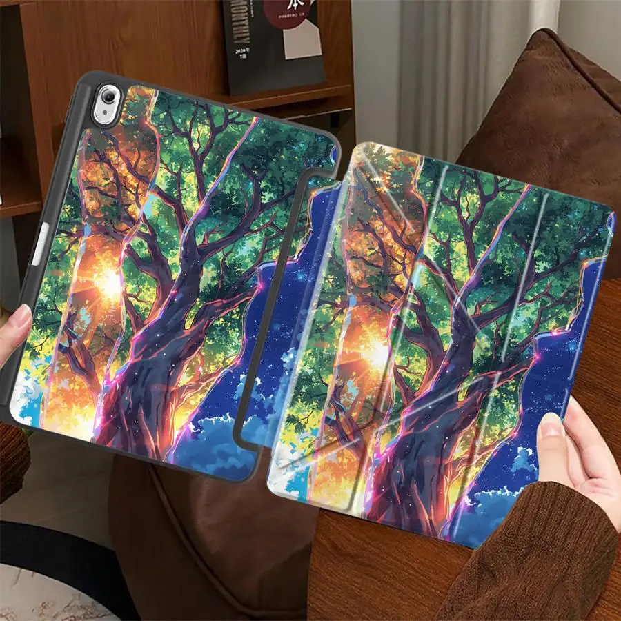 Tablet Case For Samsung For Galaxy Tab S7+ S8+ 12.4 inch S7 FE S8 A8 2022 S9 FE S10 A11 Plus S9+ S10+ S6 Lite 10.4 inch With Pen