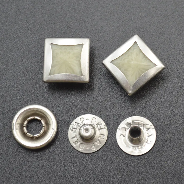 

Five-claw Buckle, Square Shirt Buckle Imported From Japan, Rhombus Pearlescent Buckle BELNAP Shirt Buckle, Denim Buckle Personal