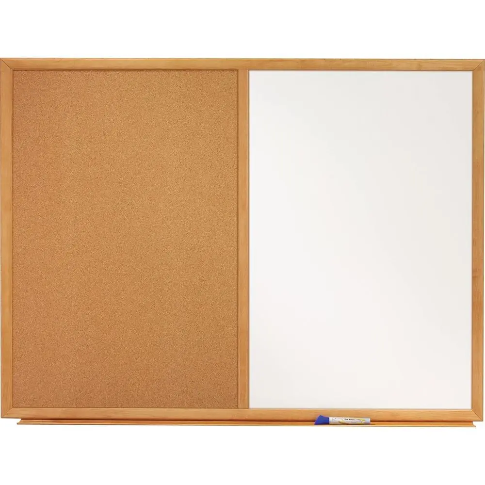 Standard Combination Whiteboard/Cork Bulletin Board, 1 / Each