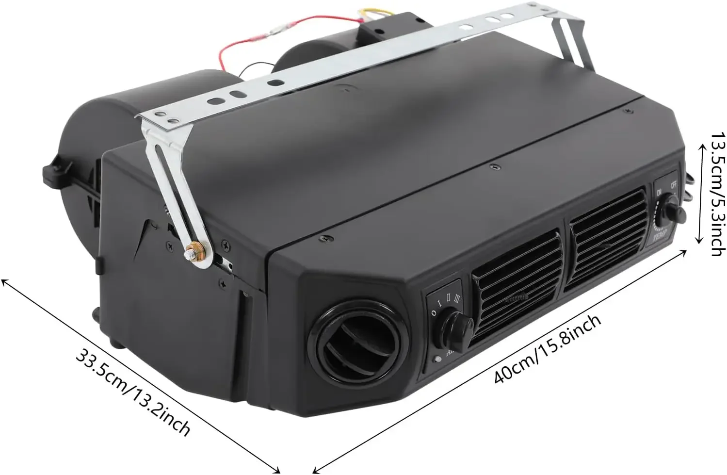 Evaporatore per climatizzazione, evaporatore per condizionatore d'aria per auto da 12 V, evaporatore per auto per tutti i tipi di auto (compressore non incluso)