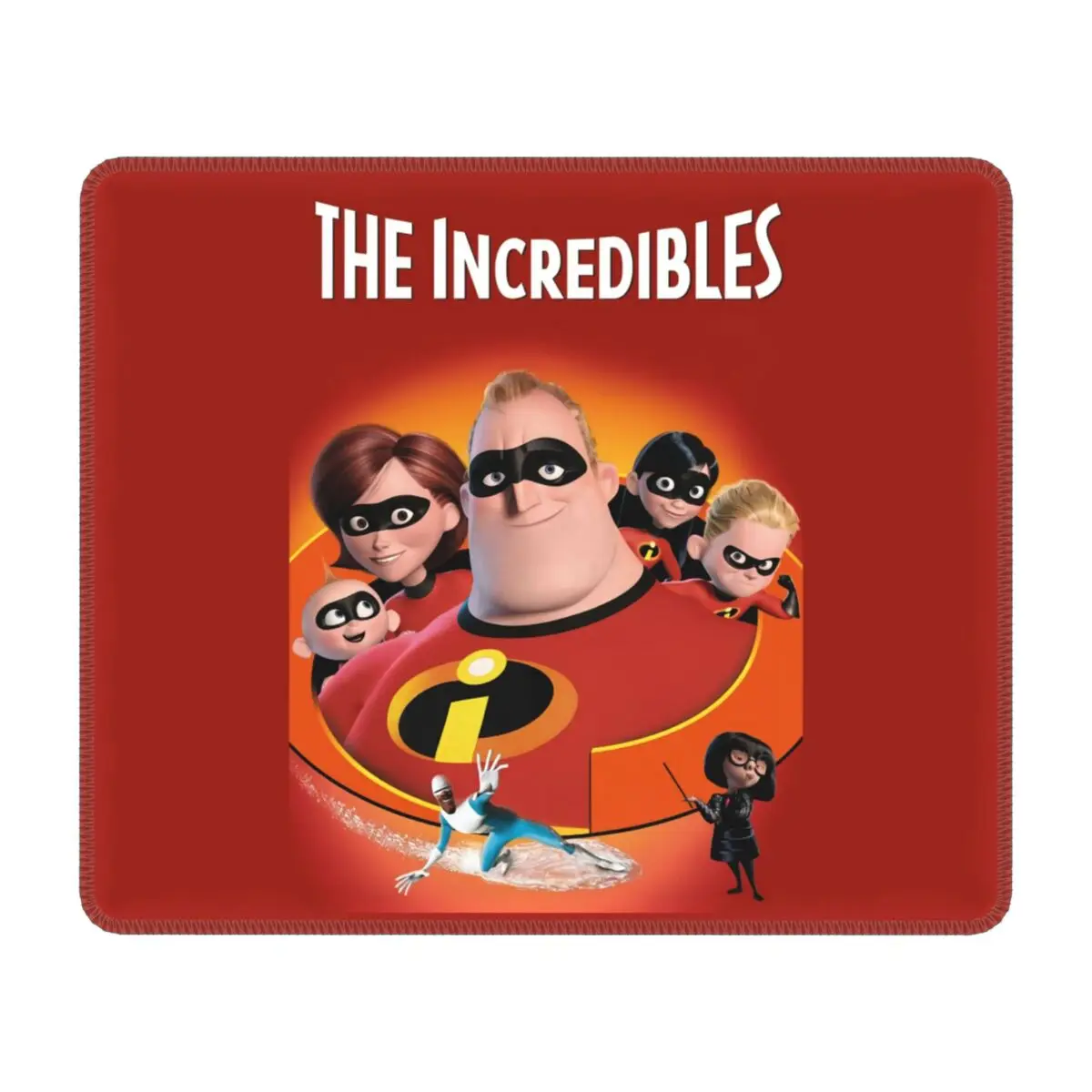 Custom PC Gamer Mouse Pad Non-Slip Rubber Base The Incredibles Mousepad Office Computer Bob Parr Dash Parr Mat