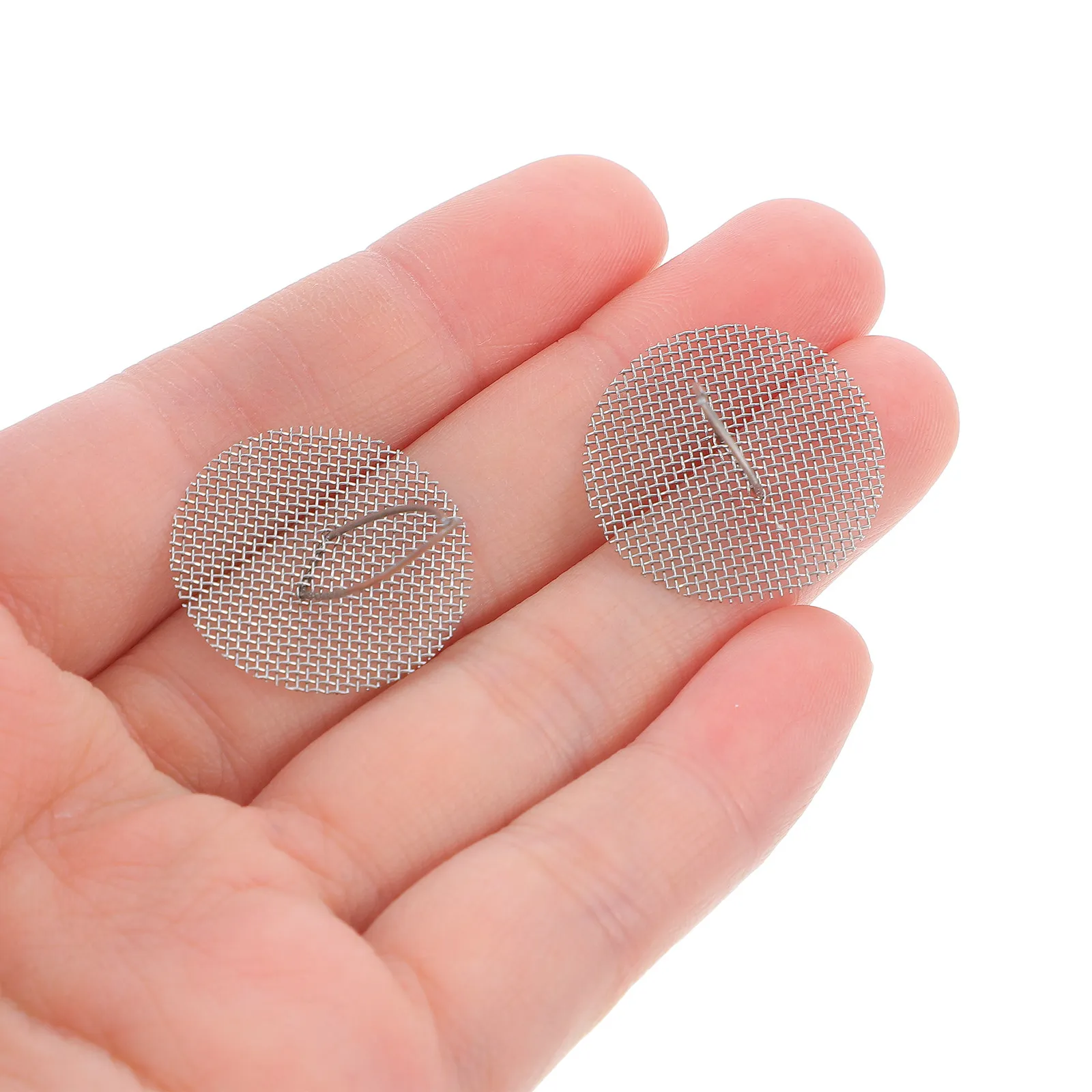 2Pcs Stainless Steel Teapot Filter Mesh Detachable Strainer Prevent Tea Leaves Clogging for Chinese Japanese Teapots