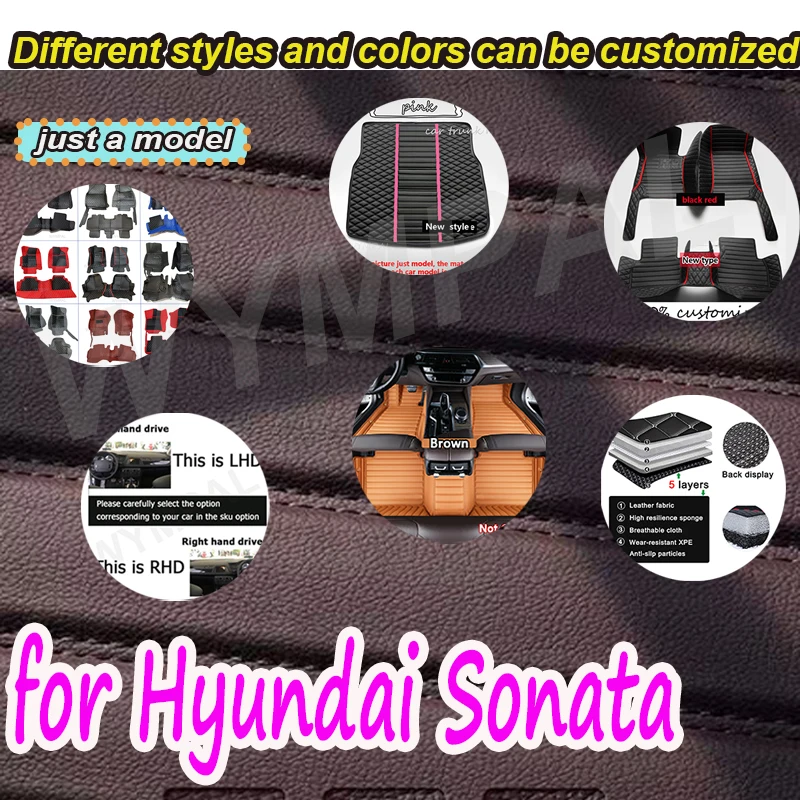 

Роскошные автомобильные коврики для Hyundai Sonata i45 YF 2010 ~ 2014 чехлы ковер автозапчасти для интерьера