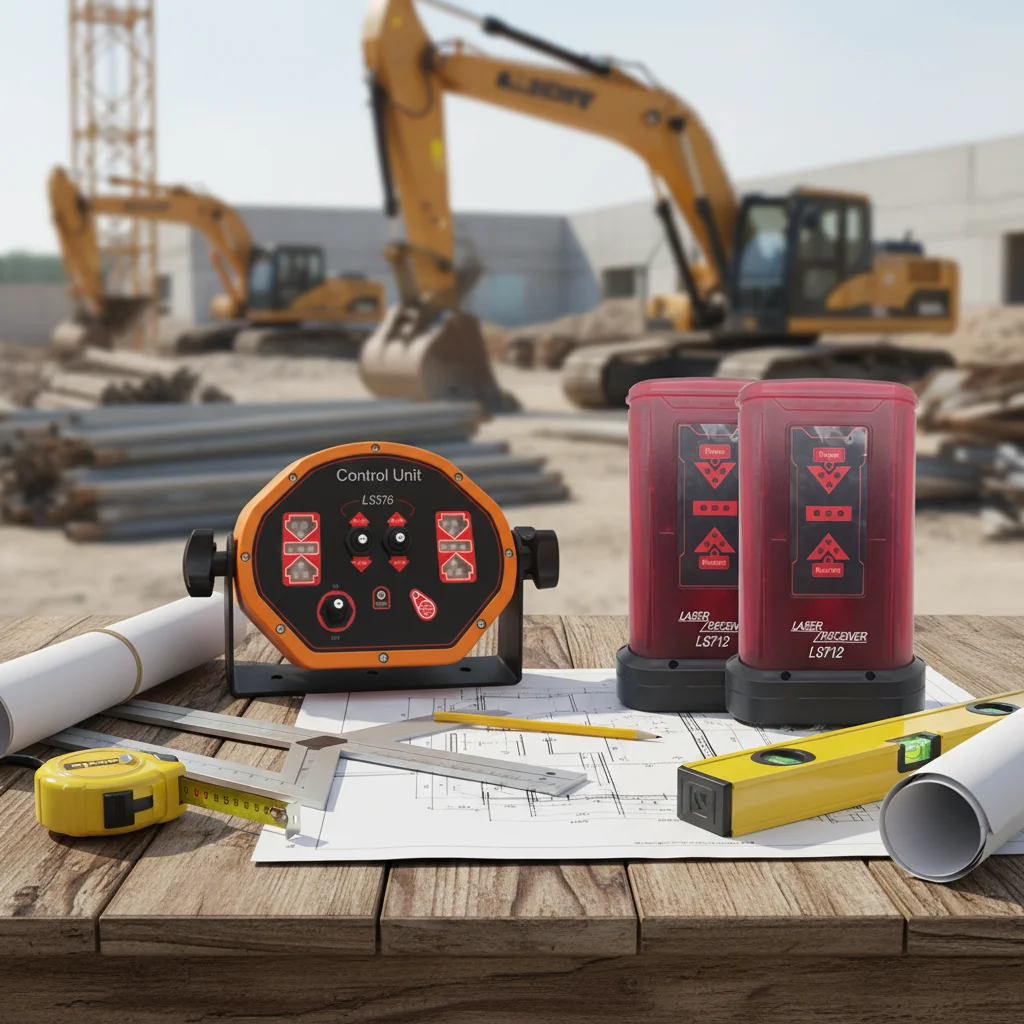 Industrial High Accuracy Dual Slope Leveling Control System for Precise and Rough Concrete Levels