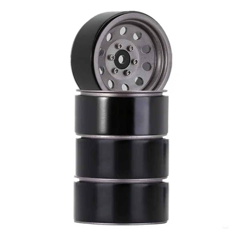 

76HF 1:10 Remote Car Wheel Rims 4PCS Wheel Hubs Model Crawler Vehicle Part for SCX10