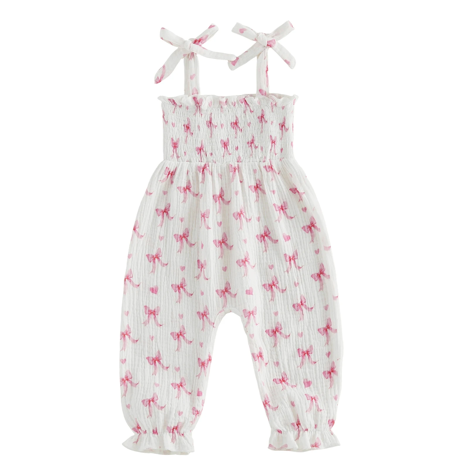 macacao-de-verao-para-bebes-meninas-com-laco-sem-mangas-estilo-fashion