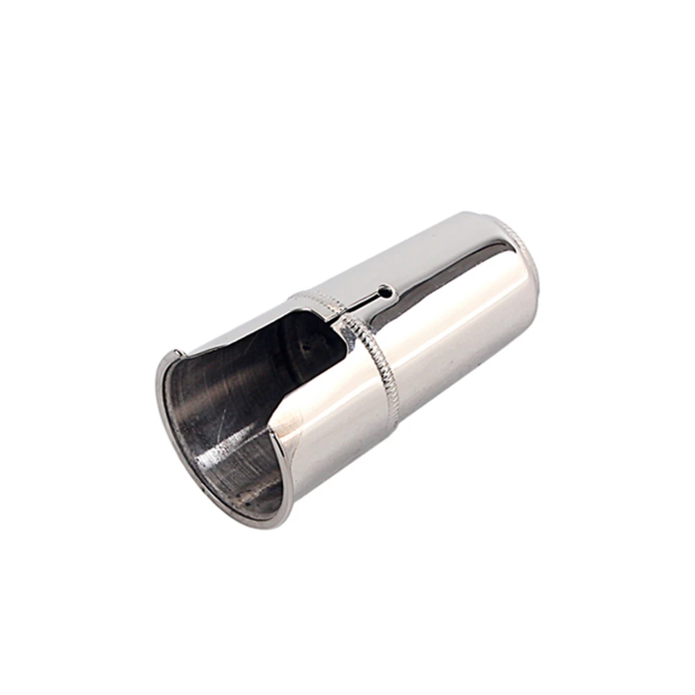 

1pcs Saxophone Mouthpiece Cap 58Mm Silver Protective Cover Musical Instruments Durable Dustproof Metal Hood Fits Size