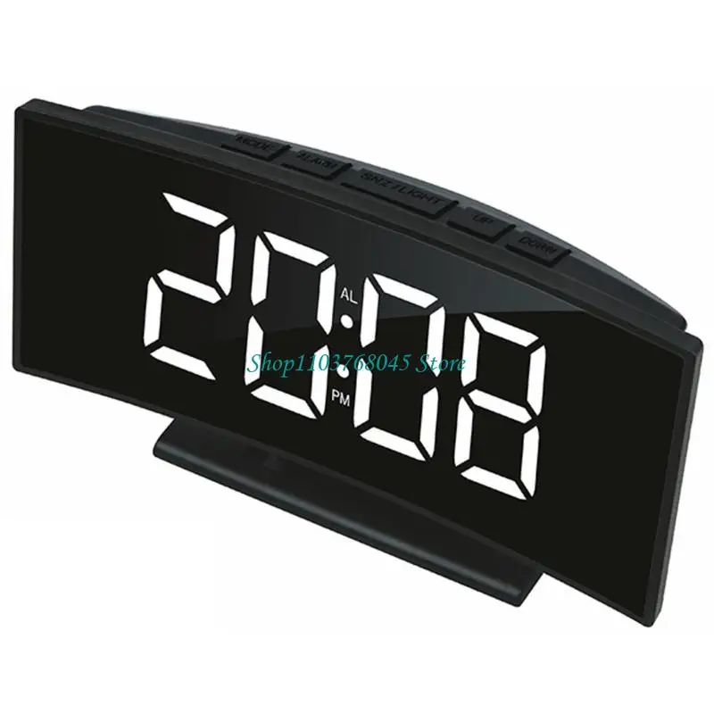 R53F Digital Clock With Humidity Temperature Display And USB Rechargable Port
