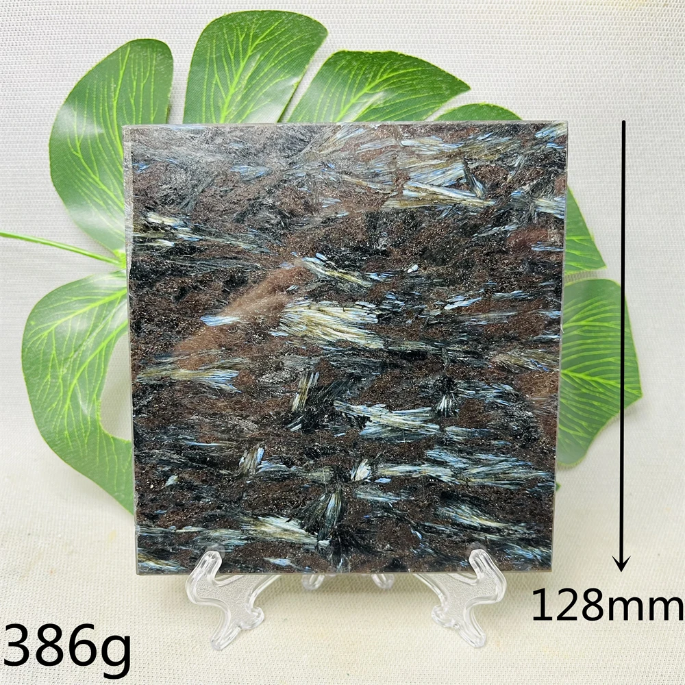 Natural Gem Slice Blue Fireworks Garnet Original Mineral Specimen Home Room Decoration Gift Spiritual Meditation Crystal Healing image 3