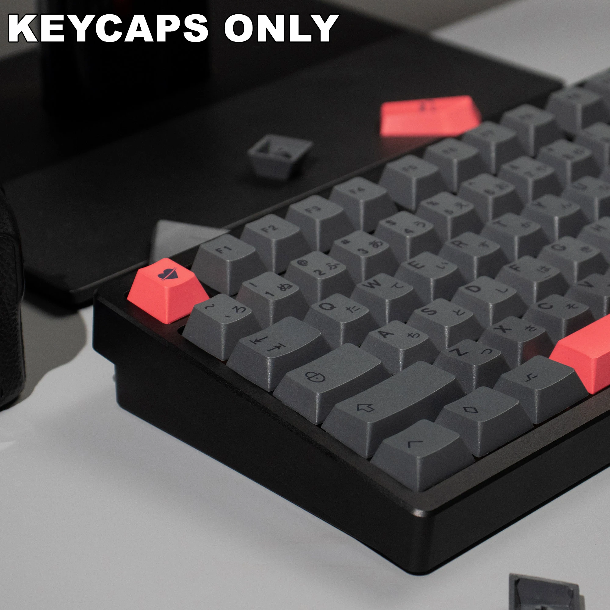 Imagem -04 - Kit de Teclado Mecânico Pbt Keycaps Cereja Perfil Dye-sublimated Keycap Conjunto para mx Cherry Gateron Switch Star Gray 143 Chaves