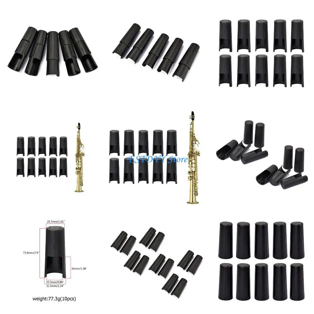 

G6DE Alto BE Saxophone Mouthpiece Cap Universal Plastic Protective Cap Head for Sax