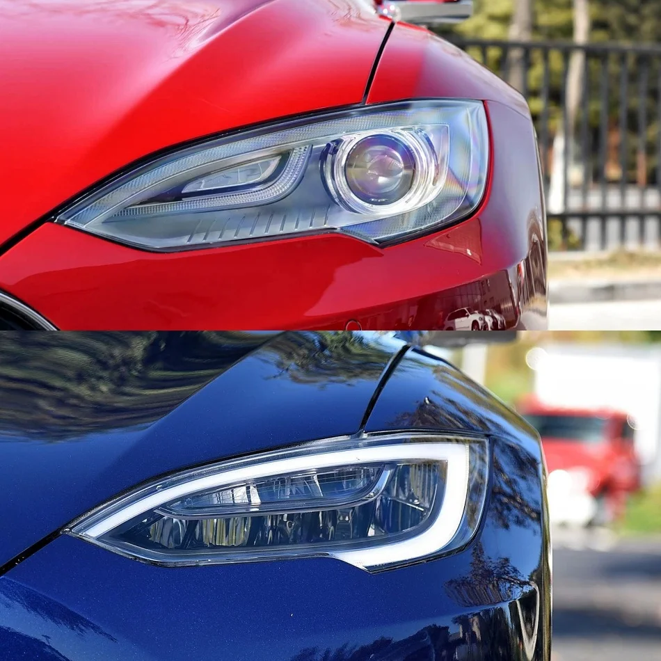 Headlight Lens Shell Headlamp Cover Transparent Glass Lampshade For Tesla Model S 2014 2015 2016 2017 2018 2019 2020 2021 2022