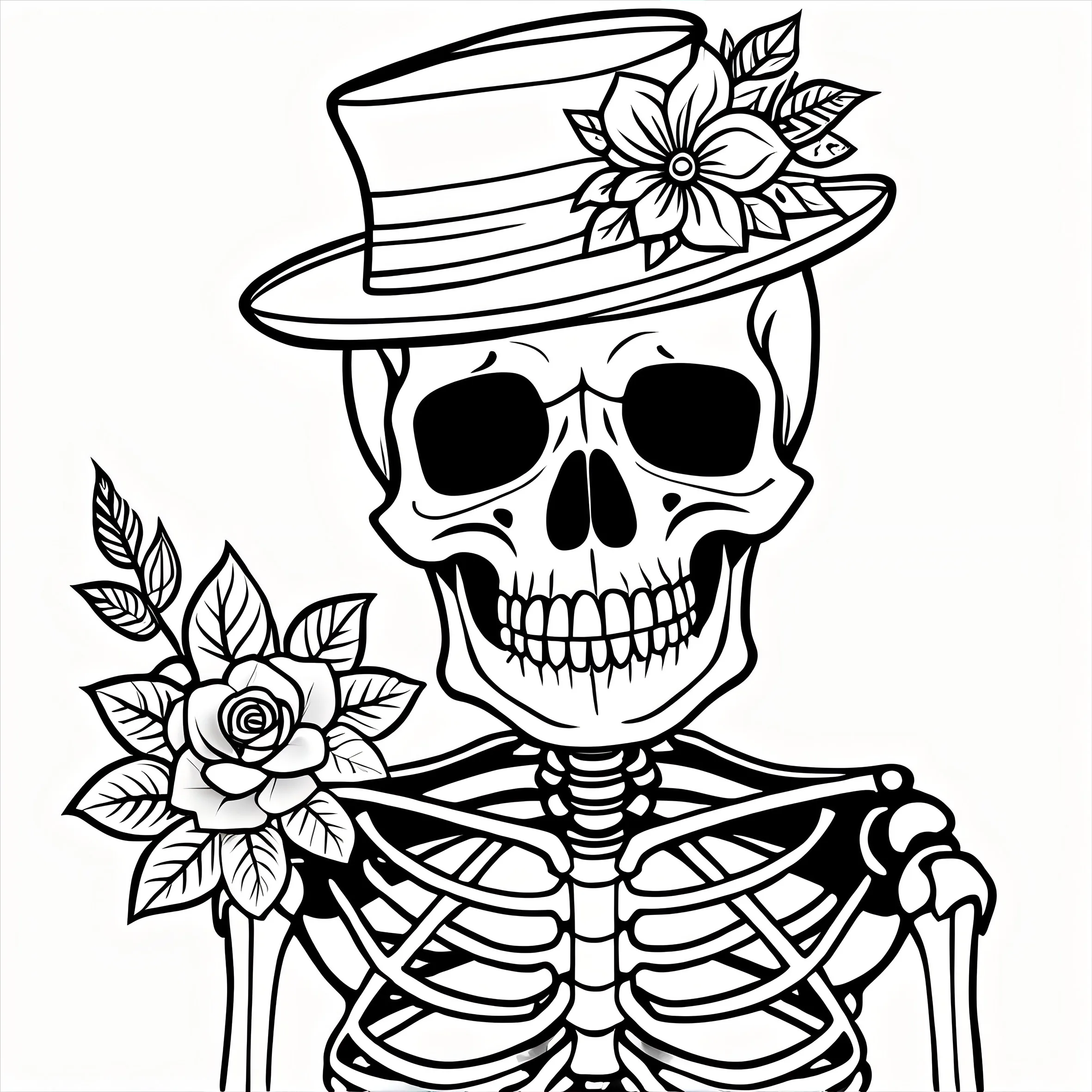 1PC Art Skull Coloring Book 24 Page For Birthday Party Relieve Stress Kill Time Graffiti Painting Drawing Adult Picture Book