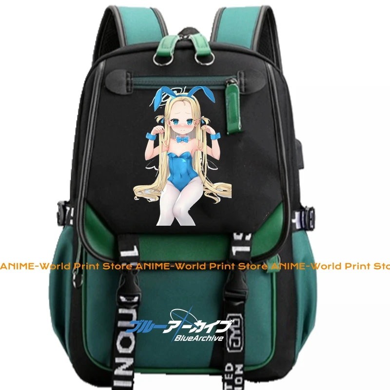 8 Color Anime Blue Archive Schoolbag Backpack High-capacity Schoolbag Cosplay Student Teenage Gift Clothing Accessory YEAE022