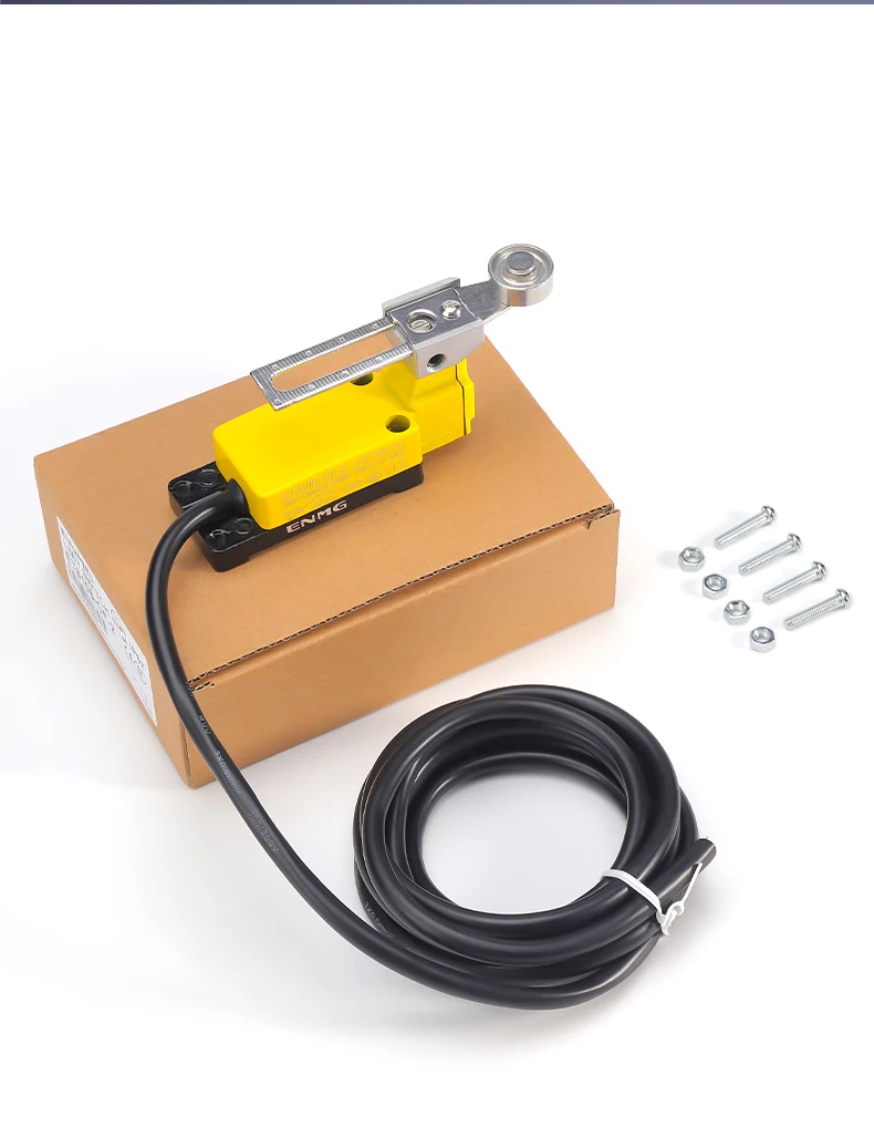 Waterproof ME-8100 Series Limit Switch AC250V 1NO/1NC Self-Reset Touch, Controller with DIN Rail, Mount for Industrial Machine