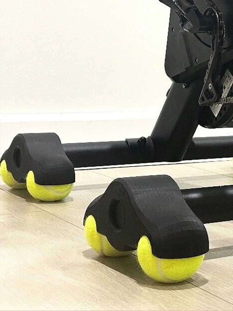 AliExpress NONE Cycling Training Foot Pads Shock Absorbing Tennis Ball Foot Pads for Wahoo Kickr Core Indoor Cycling Bike Anti-slip for Home