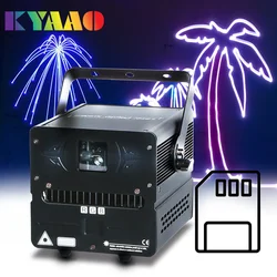 2024 SD Card Laser DIY 260+patterns Dmx Disco Stage Lighting Effects Dj RGB Soundcontrol Device Christmas Dance Event Projector