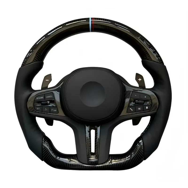 Hot Sale Carbon Fiber Steering Wheel Assembly M Version Modification Suitable for BMW G Series G01 G02 G20 G28 G30 G38 G06