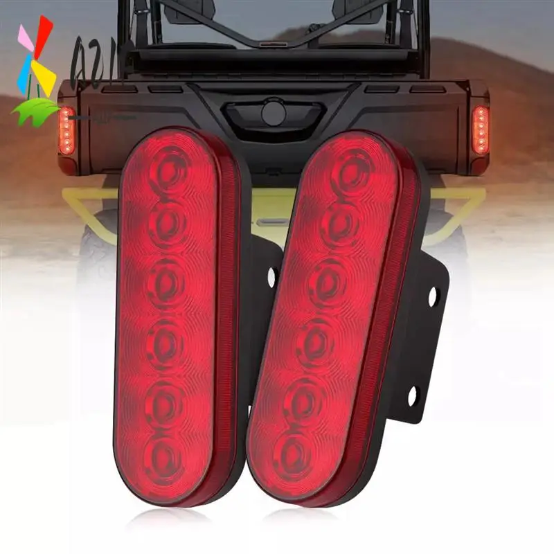 

A21F-2Pcs UTV Rear Tail Light For Can Am Defender HD5 HD8 HD10 Max 2016-2024 710004257