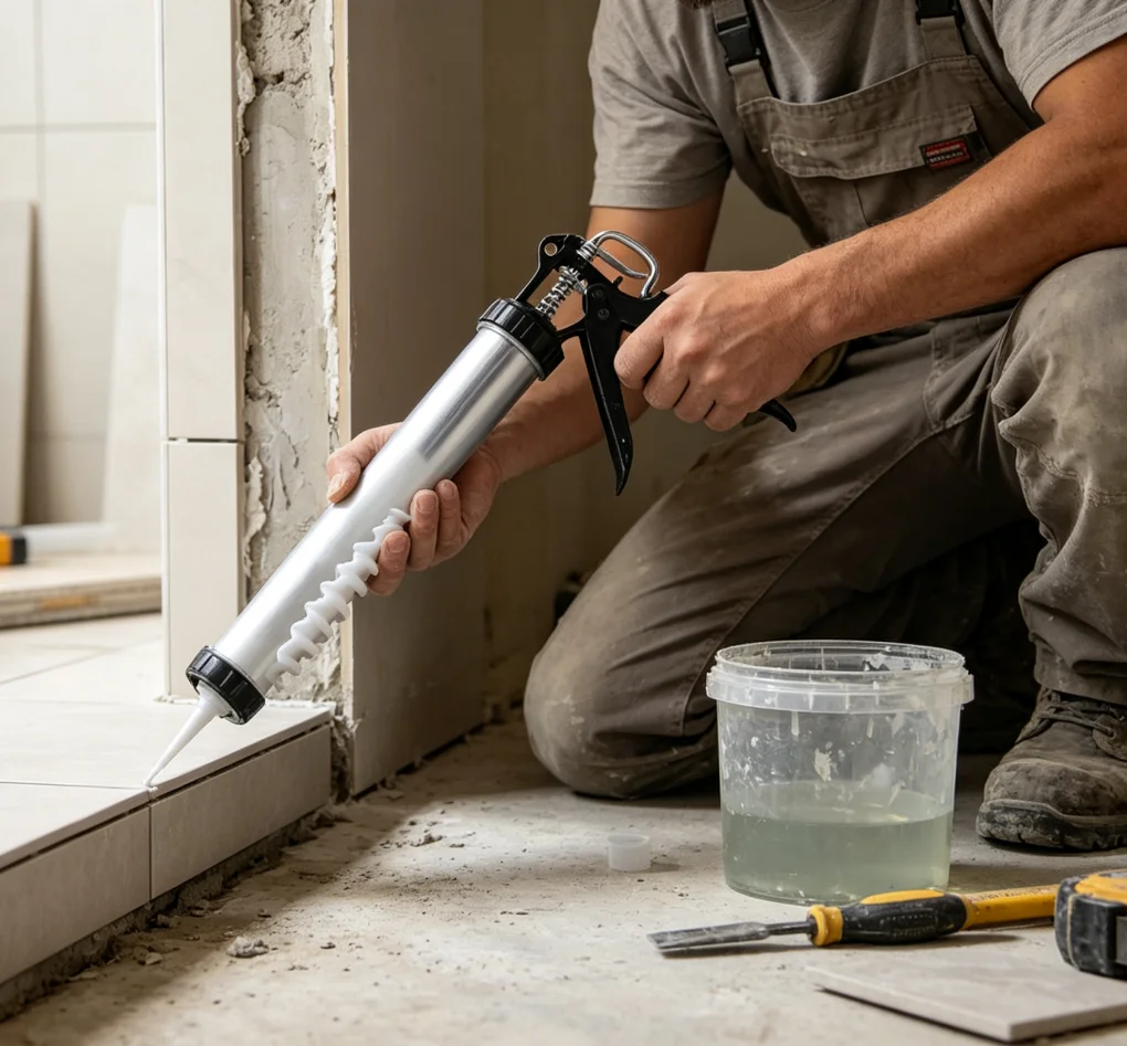 

Aluminum Tube Silicone Caulking Gun 600ml Caulk Tool with 10 Nozzles Silicone Caulking Gun Air Caulking gun Caulking Tools
