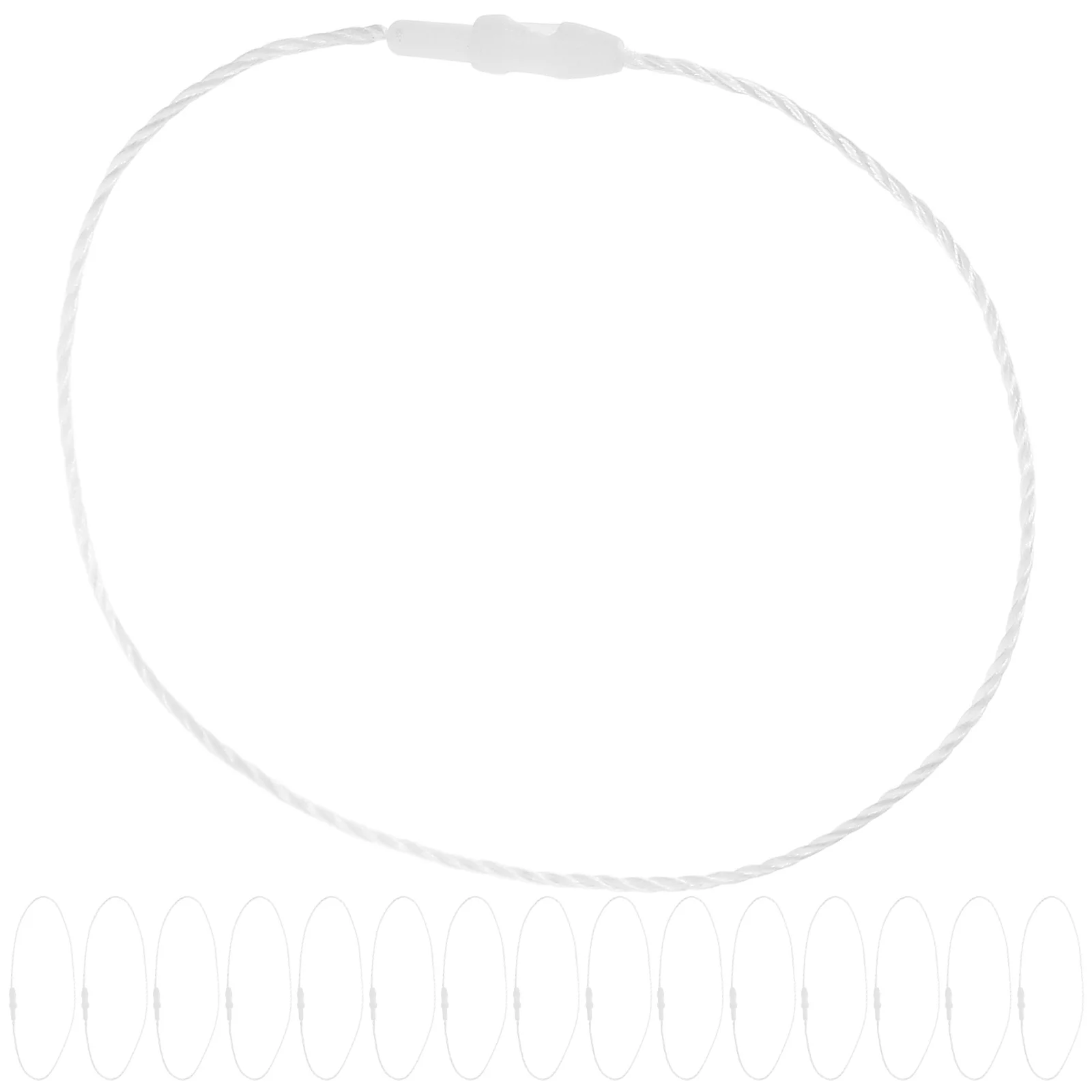 Cordes d'étiquettes de vêtements en Polyester, 1000 pièces, lanière solide, attaches de prix, corde suspendue pour magasins de détail, lanière en vrac