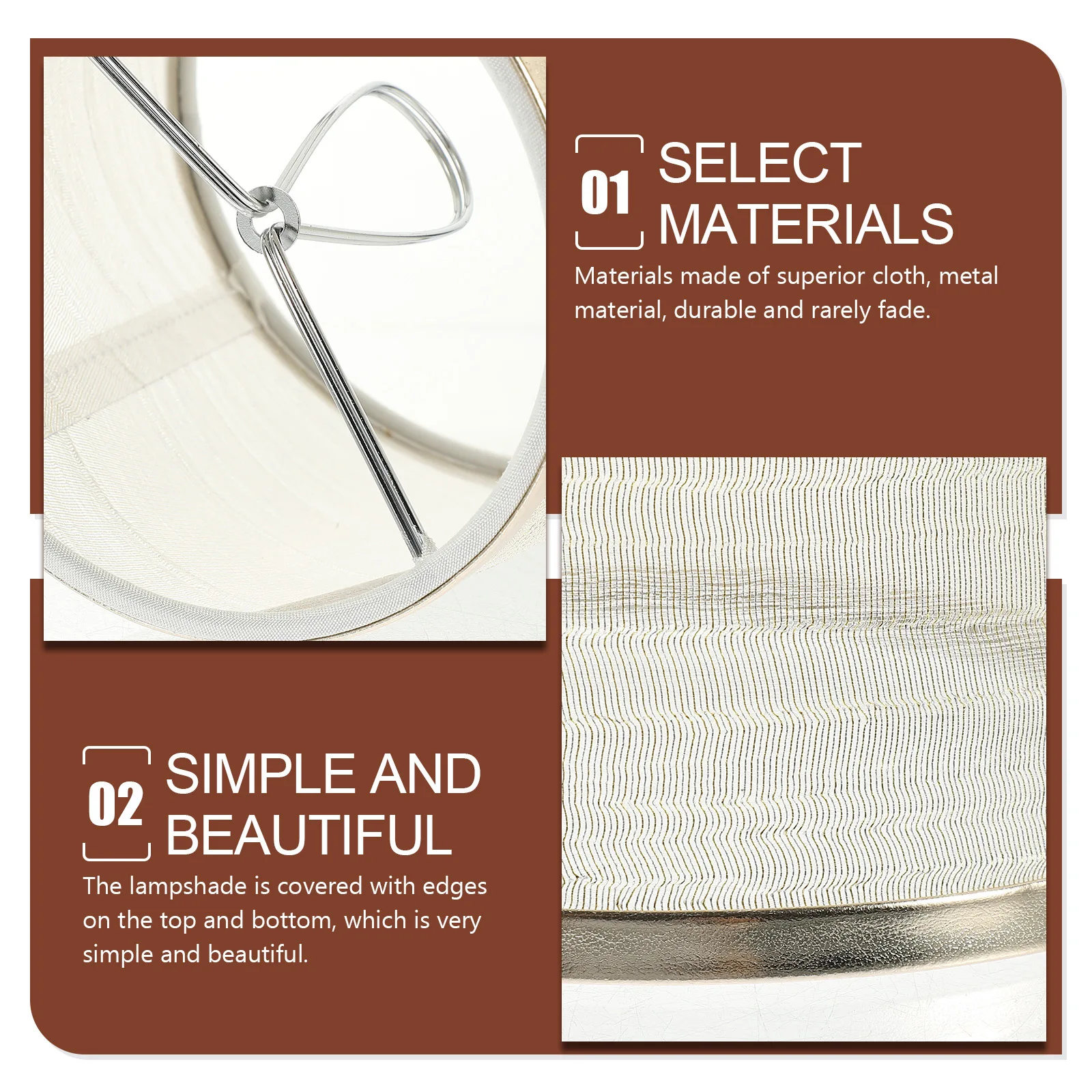 

Cloth Lampshade Drum Shade For Wall Ceiling Chandelier Lamp Cover Replacement Indoor Lighting Fixture Accessory