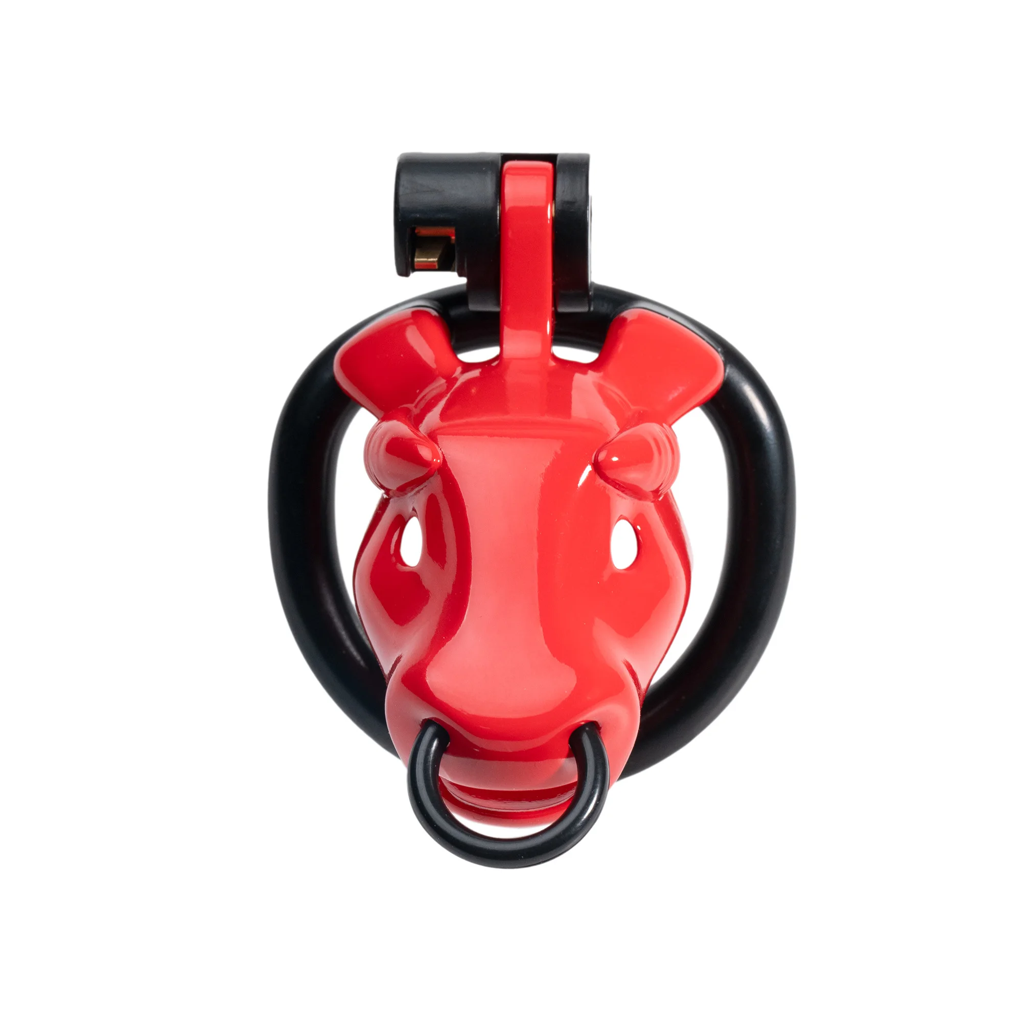 Cow Chastity Lock, Traction Chastity Lock, Male Lower Body Restraint, SM Dog Collar Chastity Device
