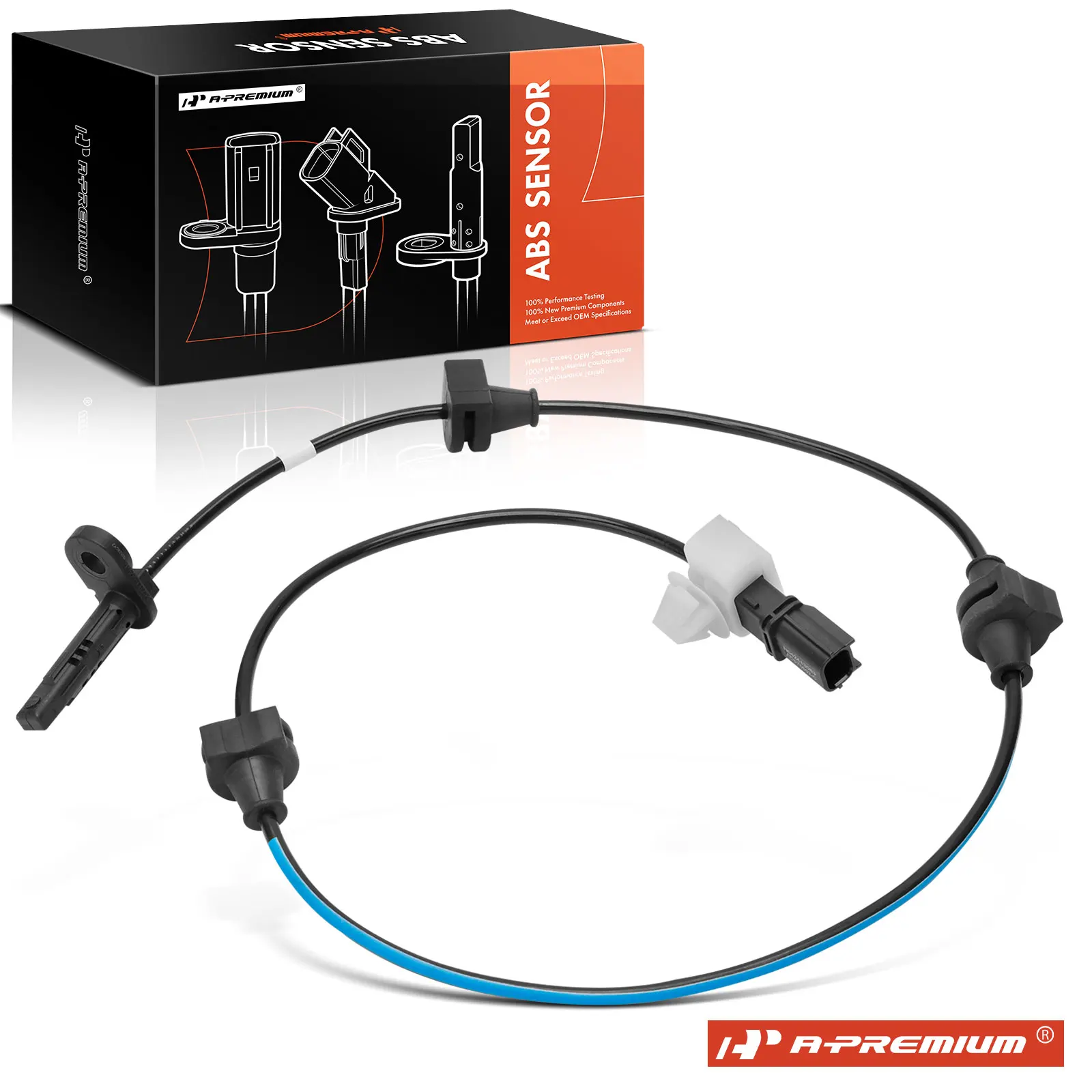 A-Premium Rear Driver Side ABS Wheel Speed Sensor for Honda Pilot 2016-2023 Ridgeline 2017-2020 Passport Acura MDX 2014-2016