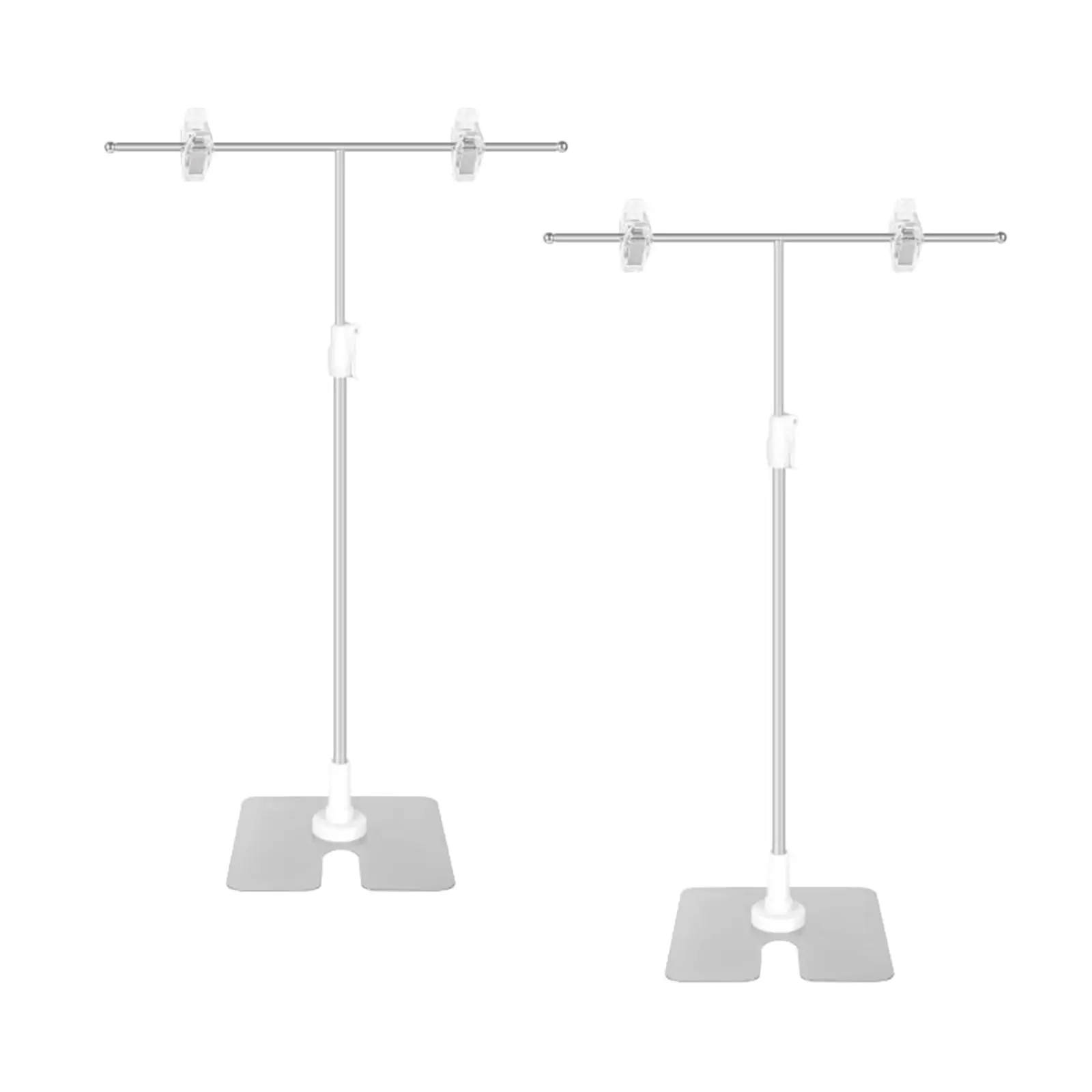 

2x T Sign Adjustable Poster Stand for Store Counter Display Trade Exhibition