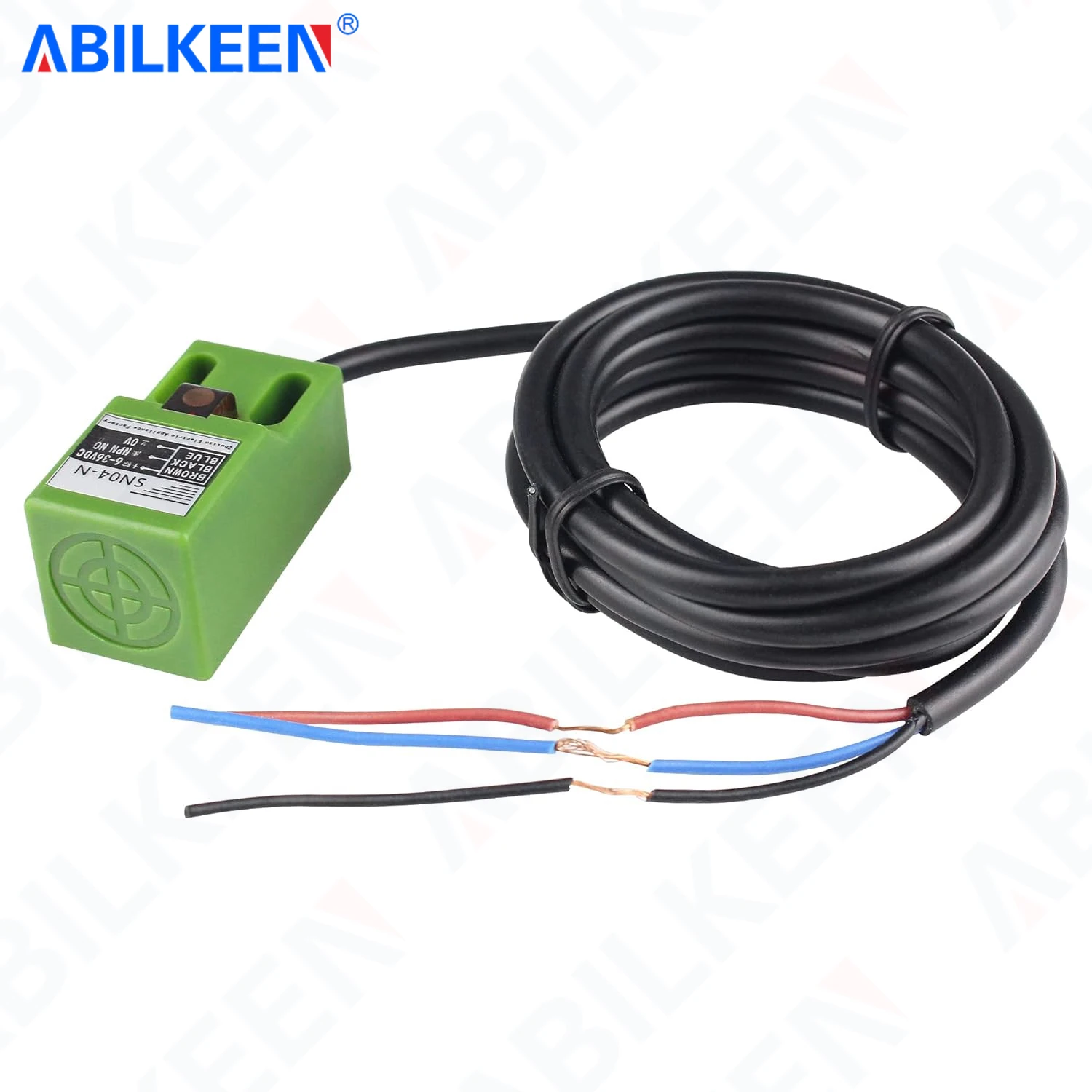 ABILKEEN SN04 Inductive Proximity Sensor Switch 4MM Detection Distance NPN/NPN 1NO/1NC/1NO1NC Inductive Approach Sensor DC6-36V