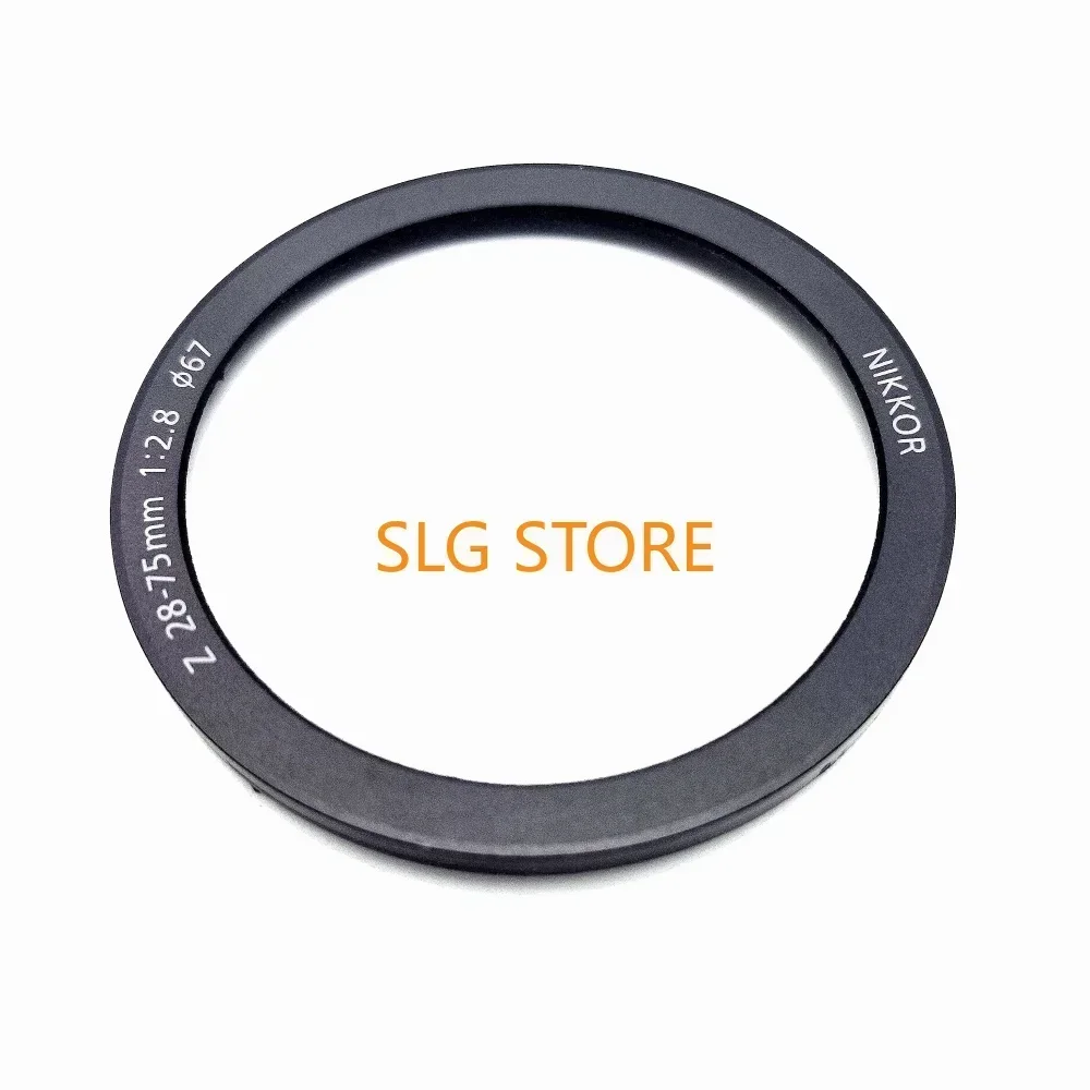 Lente original nome de maquiagem imprensa círculo etiqueta anel decorativo parte para nikon nikkor z 28-75mm 28-75mm f/2.8 reparação da câmera