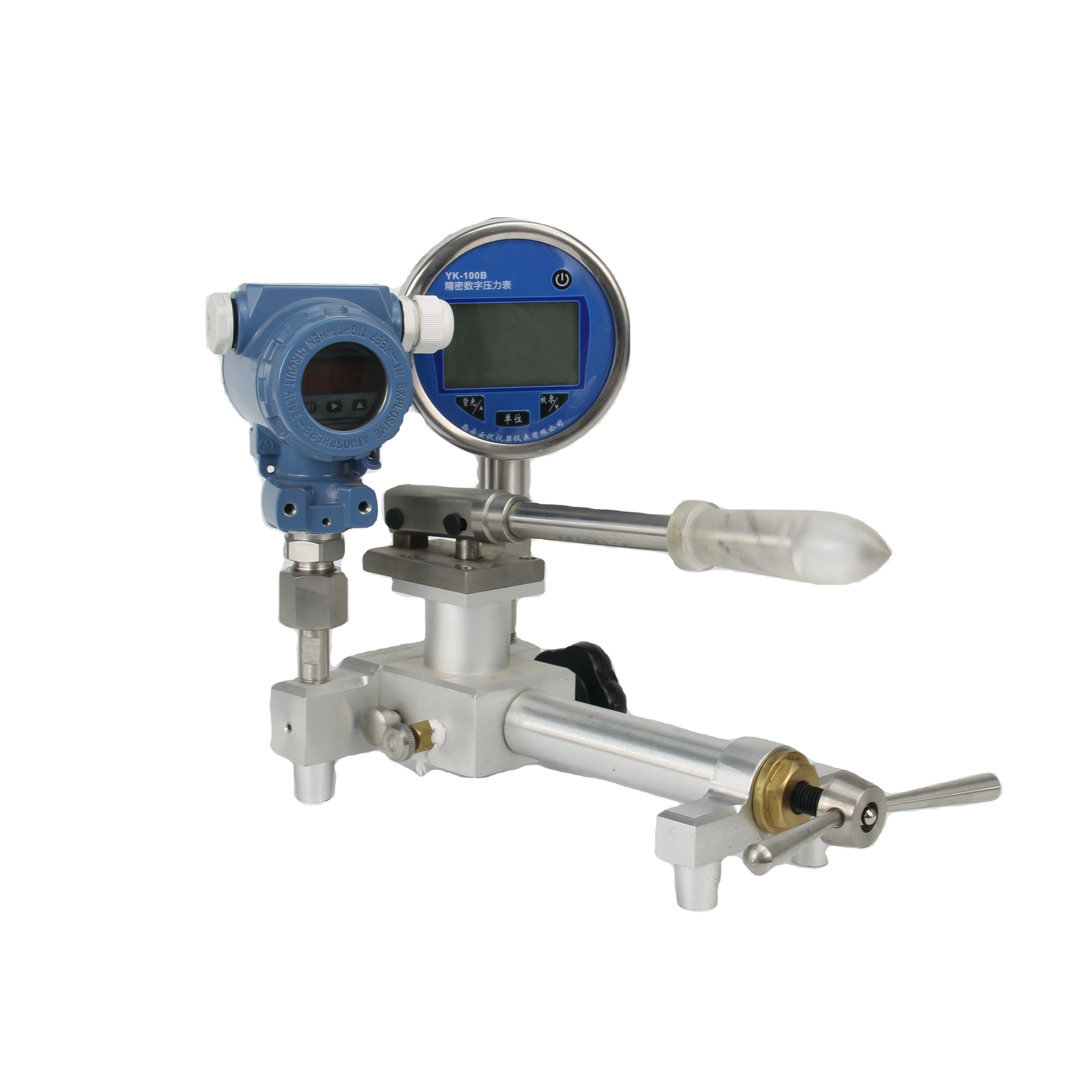 Portable pressure source pressure calibrator pressure gauge calibration