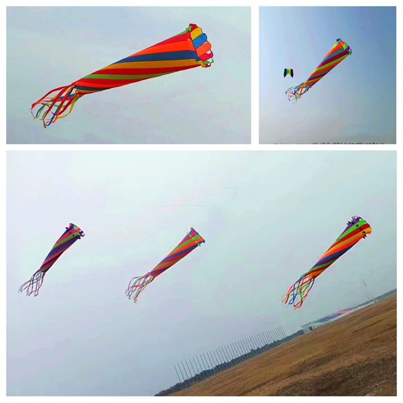 

Free Shipping 700cm kite windsocks professional winds kites tails sex toys drill winder pilot kite lifter dragon radar girouette