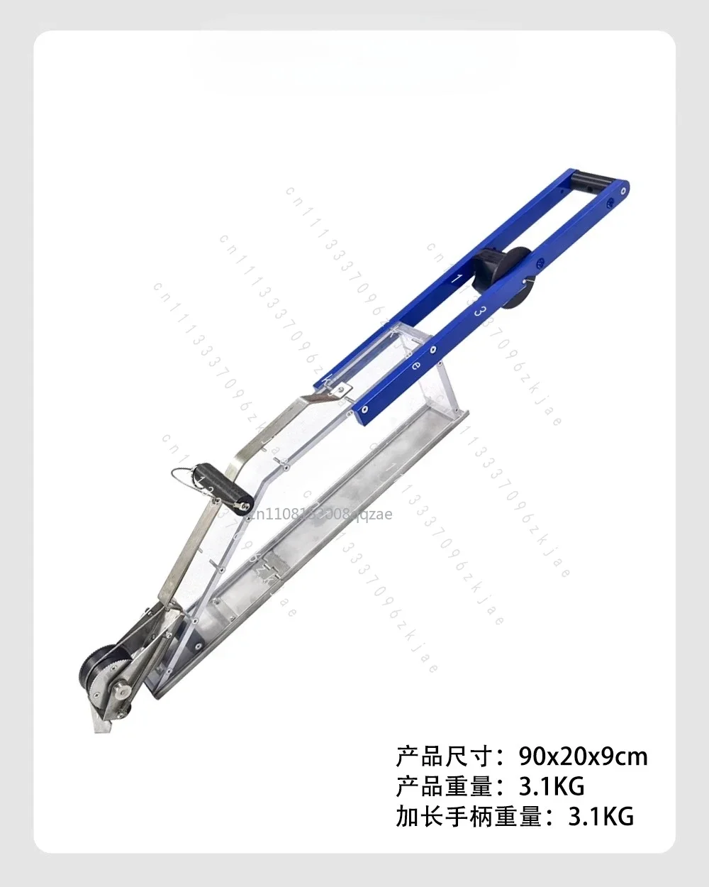Batch Wall Plastering Wall Scraping Big White Painting Tool 4-speed Adjustment Retractable Putty Powder Scraper Ash Box,