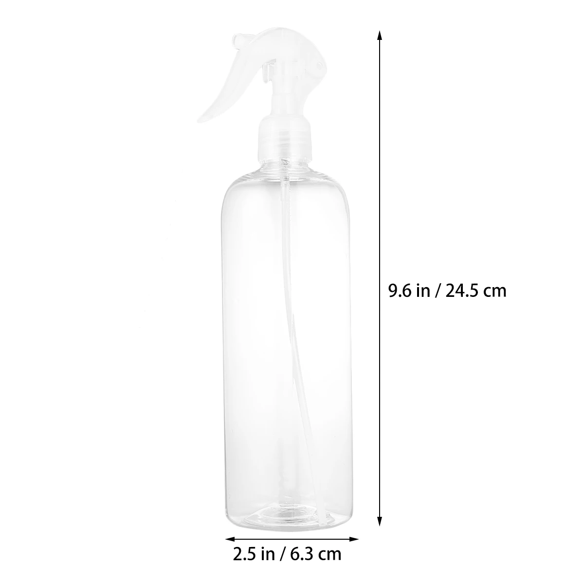 

3pcs Spray Bottle Clear Water Cleaning Handwashing Fluid Plants Mist Hair Body Sprays Leakproof Storage Container