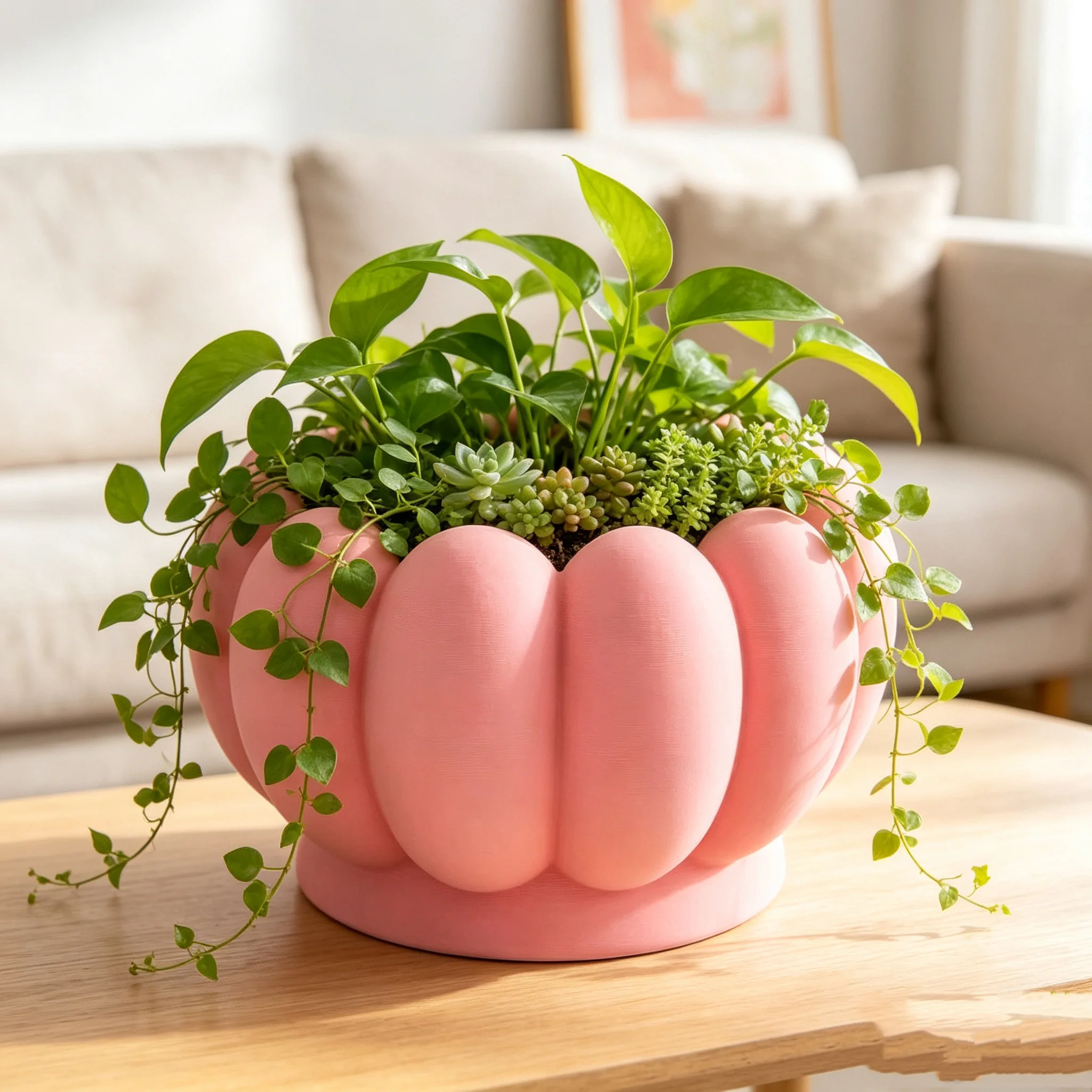 Maceta con Forma de Calabaza p - Snake Plant Ceramic reseña y precio