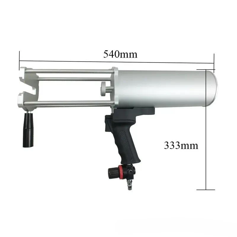 400ml 4:1 Two Component AB Pneumatic Caulking Gun Large Capacity In Stock