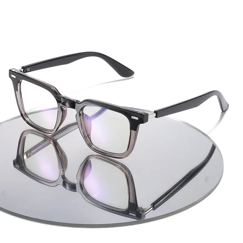 Fashion Metal Frame Sunglasses Female Senior Sense Casual Trend Glasses Outdoor Flat Men's Business Computer Goggles Wholesale