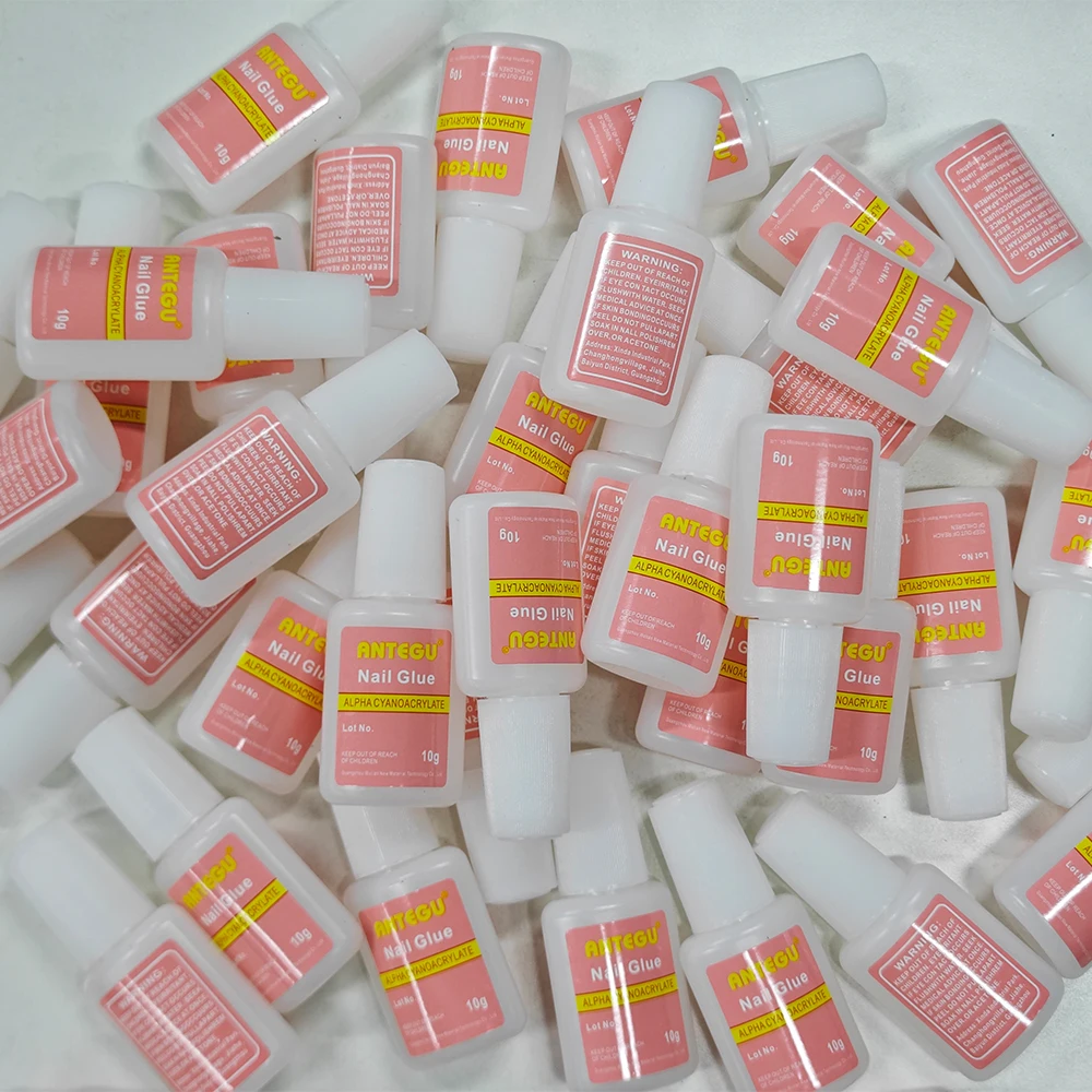 กาวติดเล็บอะคริลิคแบบใส 10/5 ชิ้น ไม่ต้องเช็ด กาวติดเพชรพลอย กาวเจลติดเล็บ กาวเจลสำหรับติดเล็บปลอม สำหรับงานศิลปะบนเล็บ