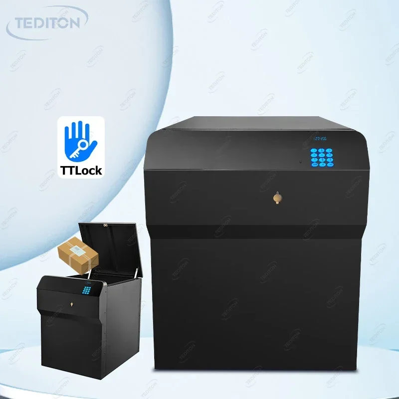 

Tediton Outdoor Big Size Temporary Password TTlock App Package Delivery Drop Box Smart Delivery Box
