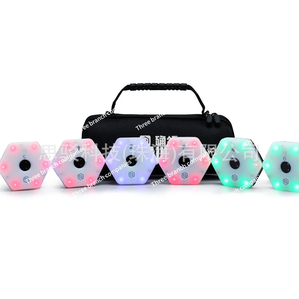 

Quick response training lamp wireless induction football basketball set 6 lamp version APP version