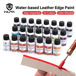 WUTA-pintura de borde de cuero profesional, tinte al óleo, abrigos de colores, acabado de cuero, suministros, artesanía de bricolaje, bordes de zapatos de cuero, 30ml