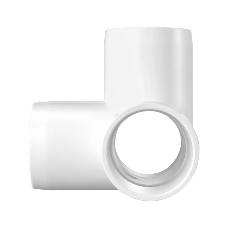 Raccordi in PVC a 4 vie Confezione da 10 giunti per tubi in PVC Connettore a gomito per tubi in PVC da 1"