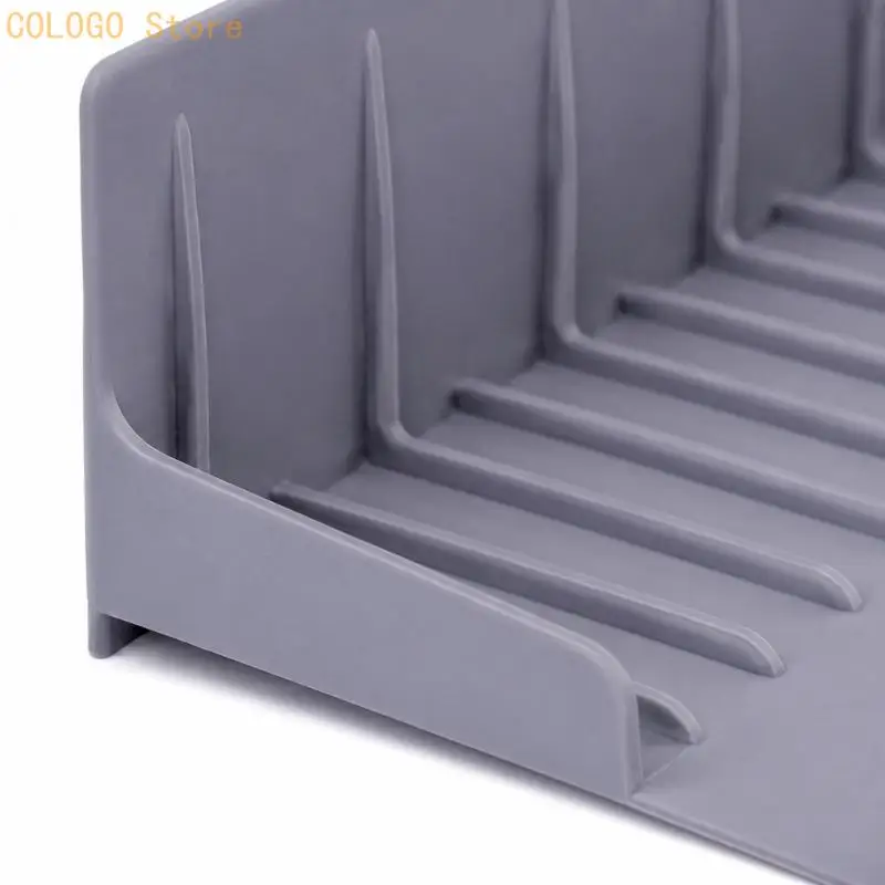 Sink Water Barrier with 5-Degree Profile and Scissor-Adjustable Flexible Form for Single or Double Bowl Layouts D0LD