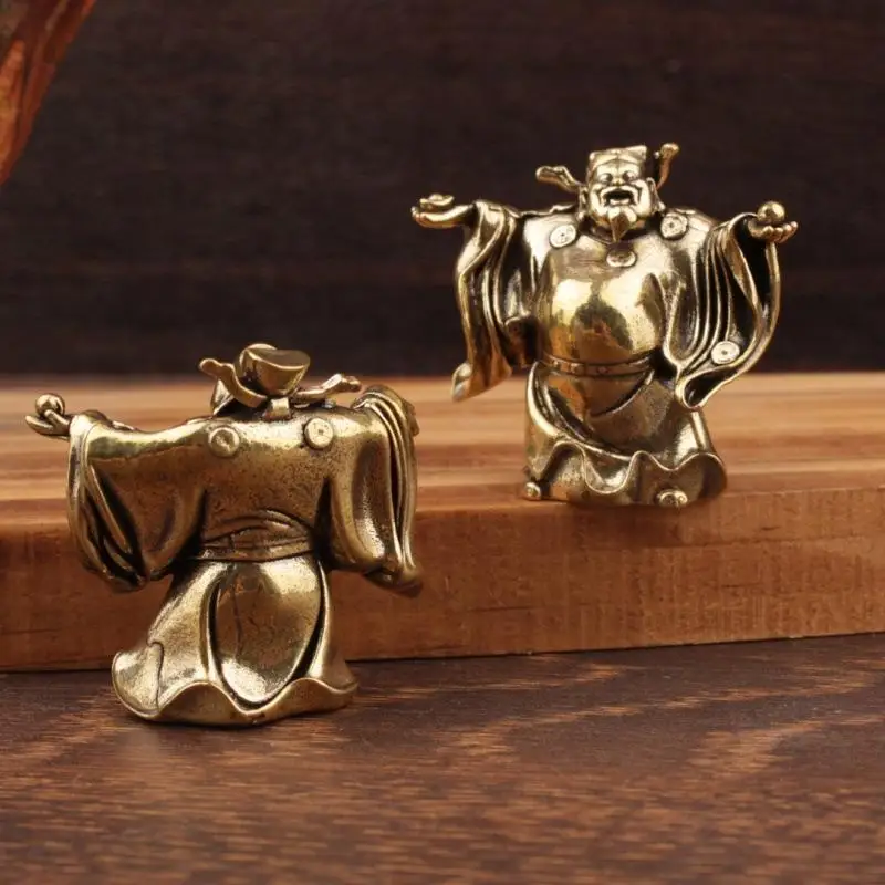 (BF06)Brass Of Wealth Small Ornament, Grand And Elegant Brass Of Wealth Ornament, Small Brass Item