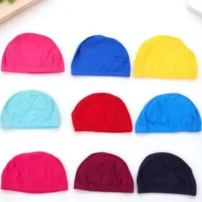 

10Pcs Swimming Equipment Universal Swim Caps Adjustable Fit Most People Eye-Catching Design Swim Caps for Women Swimming